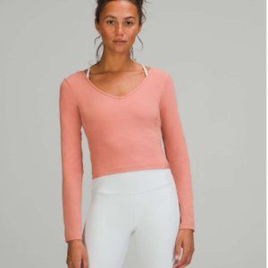 Lululemon Align Long Sleeve Shirt Pink Savannah